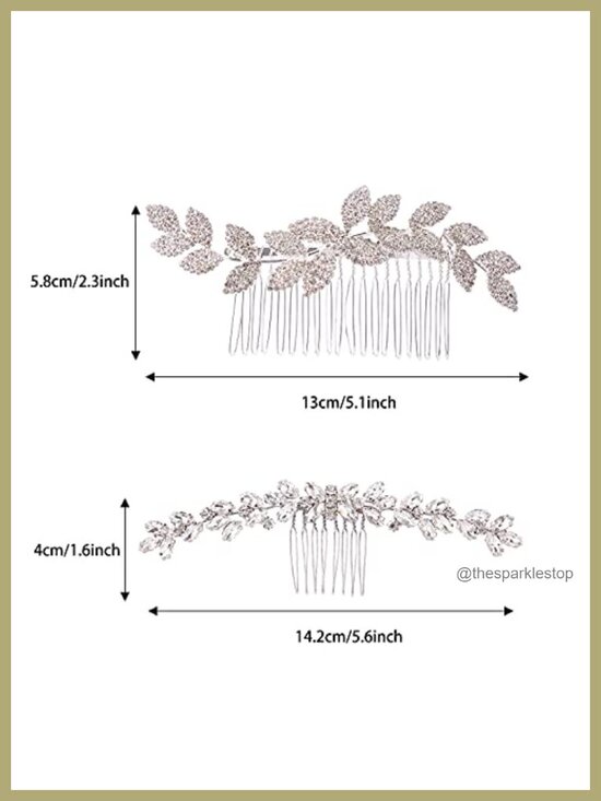 41-Piece Rhinestone Pearl Hair Pins & Combs Set Wedding Bridal Accessories
